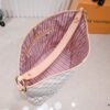693089906e68136f4d9a8b70 Wholesale Price Summer New Arrival: Stylish Damier Azur Canvas Calvi Tote Bag in Pomegranate Red