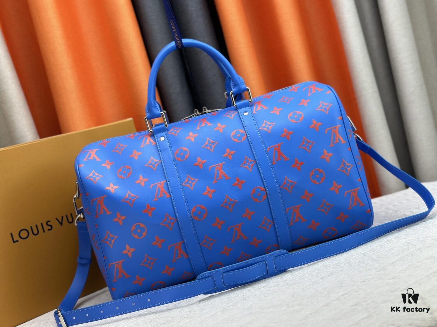 693089ca6e68136f4d9a8bd7 M41418 New 'Louis Vuitton x Takashi Murakami' Collaboration Keepall Bandouliere 45 Travel Bag