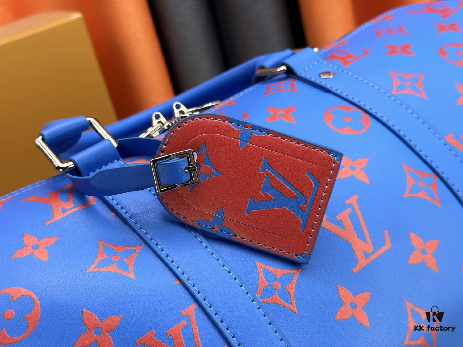 693089ca6e68136f4d9a8bd8 M41418 New 'Louis Vuitton x Takashi Murakami' Collaboration Keepall Bandouliere 45 Travel Bag