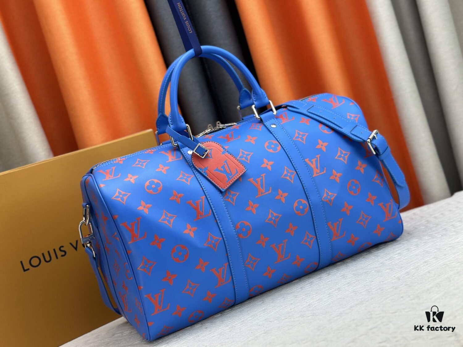 693089ca6e68136f4d9a8bd9 M41418 New 'Louis Vuitton x Takashi Murakami' Collaboration Keepall Bandouliere 45 Travel Bag