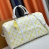 693089ce6e68136f4d9a8bdf M41418 New Louis Vuitton x Takashi Murakami Collaboration Keepall Bandouliere 45 Monogram Print Travel Bag