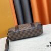 69308a026e68136f4d9a8c44 M82076 Latest Black Floral, Black Checkered, Embossed Checkered, Aged Floral, Brown Checkered, and Embossed Pochette Kasai Clutch