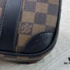 69308a056e68136f4d9a8c47 M82076 Latest Black Floral, Black Checkered, Embossed Checkered, Aged Floral, Brown Checkered, and Embossed Pochette Kasai Clutch