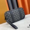 69308a056e68136f4d9a8c48 M82076 Latest Black Floral, Black Checkered, Embossed Checkered, Vintage Checkered, Brown Checkered, and Embossed Pochette Kasai Clutch