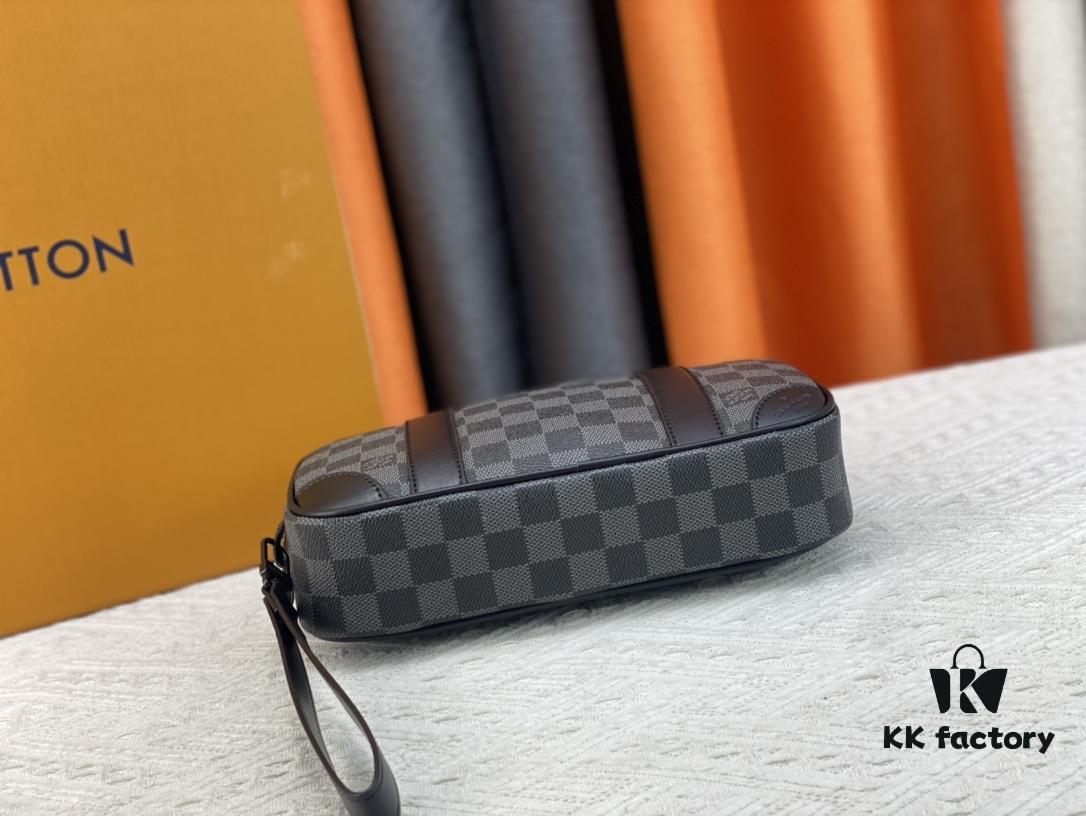 69308a066e68136f4d9a8c4d M82076 Latest Black Floral, Black Checkered, Embossed Checkered, Vintage Checkered, Brown Checkered, and Embossed Pochette Kasai Clutch