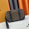 69308a0e6e68136f4d9a8c5c M82076 Latest Black Floral, Black Checkered, Embossed Checkered, Aged Floral, Brown Checkered, Embossed Pochette Kasai Clutch