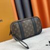69308a0f6e68136f4d9a8c5d M82076 Latest Black Floral, Black Checkered, Embossed Checkered, Aged Floral, Brown Checkered, Embossed Pochette Kasai Clutch