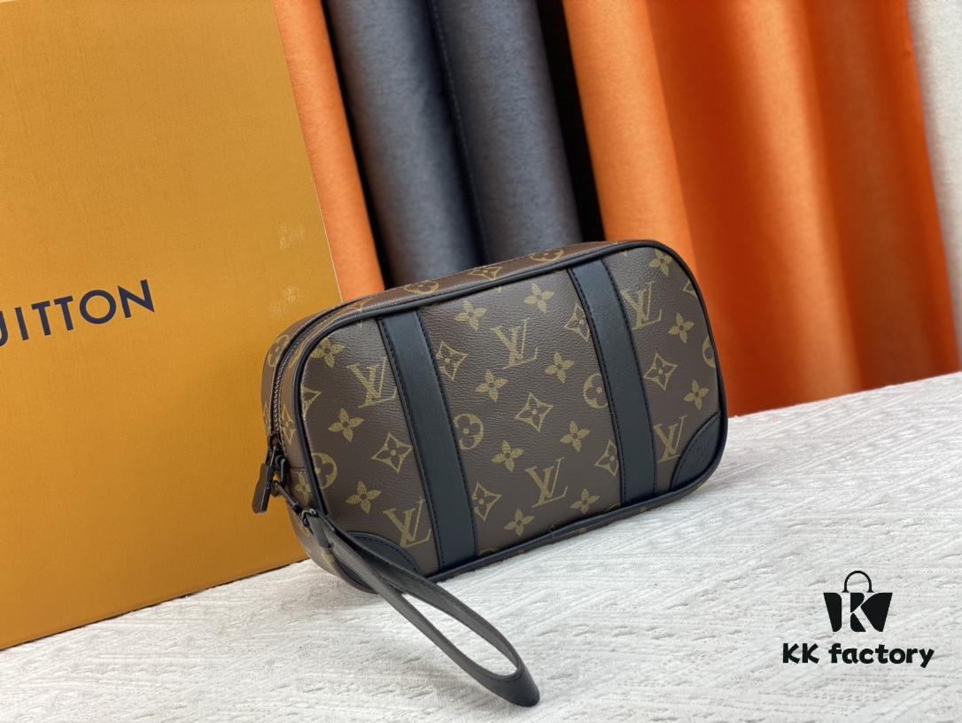 69308a0f6e68136f4d9a8c5d M82076 Latest Black Floral, Black Checkered, Embossed Checkered, Aged Floral, Brown Checkered, Embossed Pochette Kasai Clutch