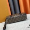 69308a0f6e68136f4d9a8c5e M82076 Latest Black Floral, Black Checkered, Embossed Checkered, Aged Floral, Brown Checkered, Embossed Pochette Kasai Clutch