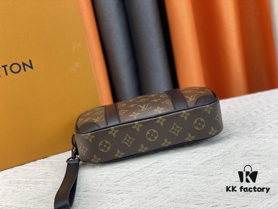 69308a0f6e68136f4d9a8c5e M82076 Latest Black Floral, Black Checkered, Embossed Checkered, Aged Floral, Brown Checkered, Embossed Pochette Kasai Clutch