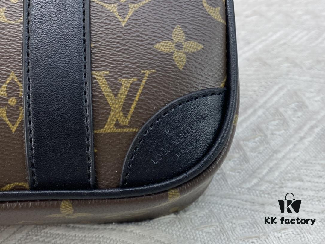 69308a106e68136f4d9a8c63 M82076 Latest Black Floral, Black Checkered, Embossed Checkered, Aged Floral, Brown Checkered, Embossed Pochette Kasai Clutch