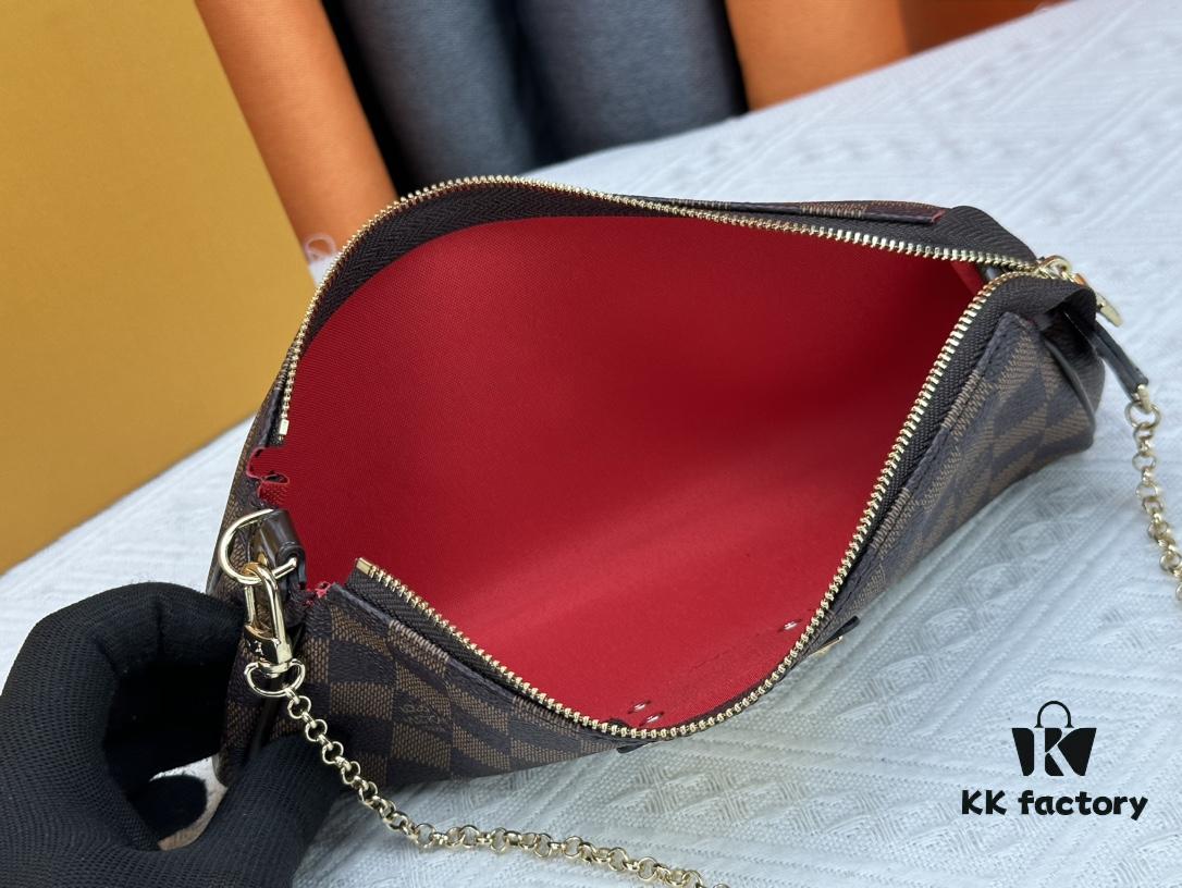69308a1d6e68136f4d9a8c7d LOUIS VUITTON Exclusive Private Stock - Eva Bag 95567, Imported Vintage Cowhide with Original Yellow Leather, High-End Quality