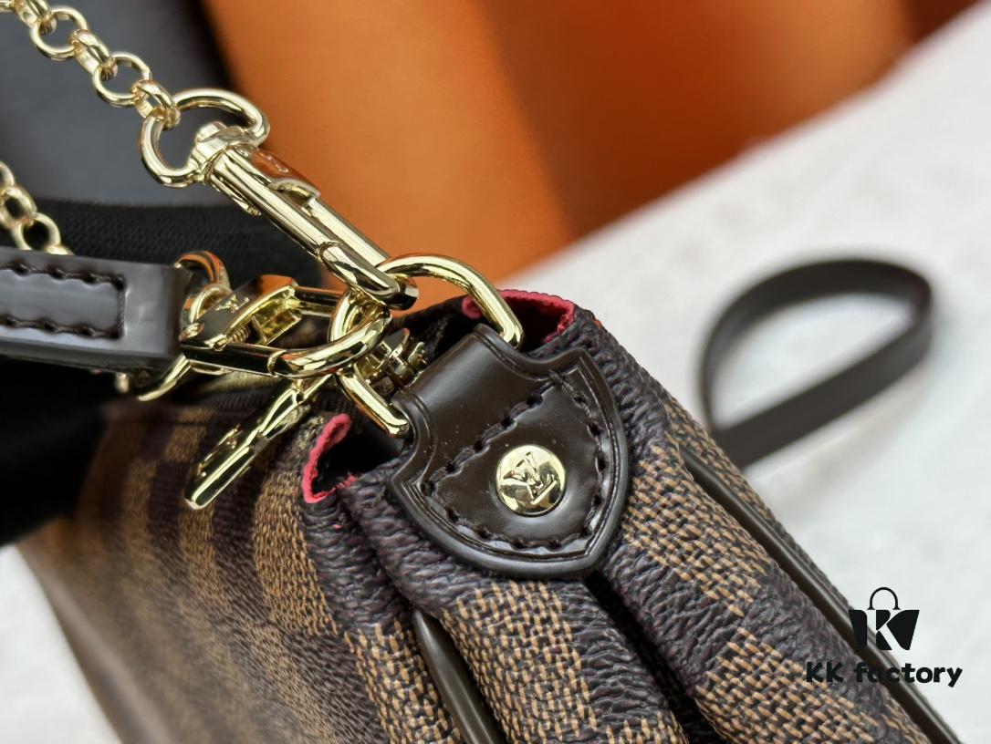 69308a216e68136f4d9a8c87 LOUIS VUITTON Exclusive Private Stock - Eva Bag 95567, Imported Vintage Cowhide with Original Yellow Leather, High-End Quality