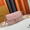 69308a2a6e68136f4d9a8c9e Duxianshijia Photo M46386 M46388 M45985 Full Leather Baguette Bag Series New Diane Handbag