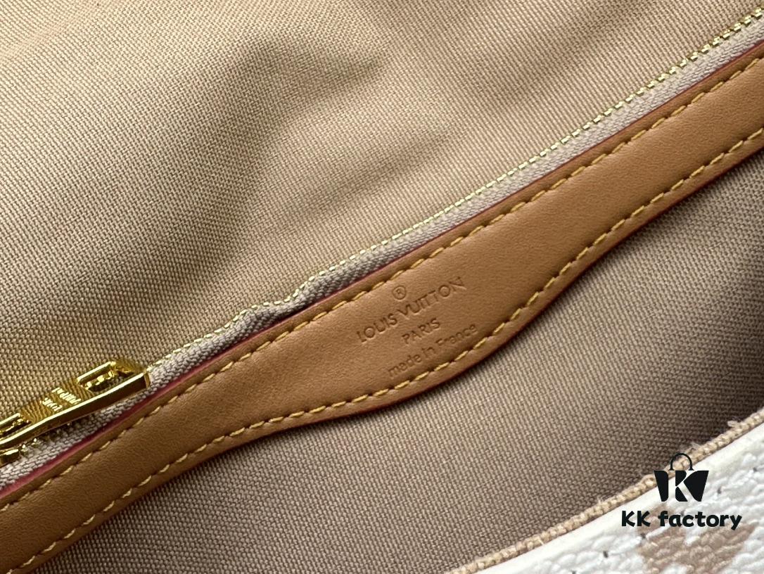 69308a306e68136f4d9a8cad Authentic Studio Shot: M46386 M46388 M45985 Full Leather Baguette Bag Series, New Diane Handbag