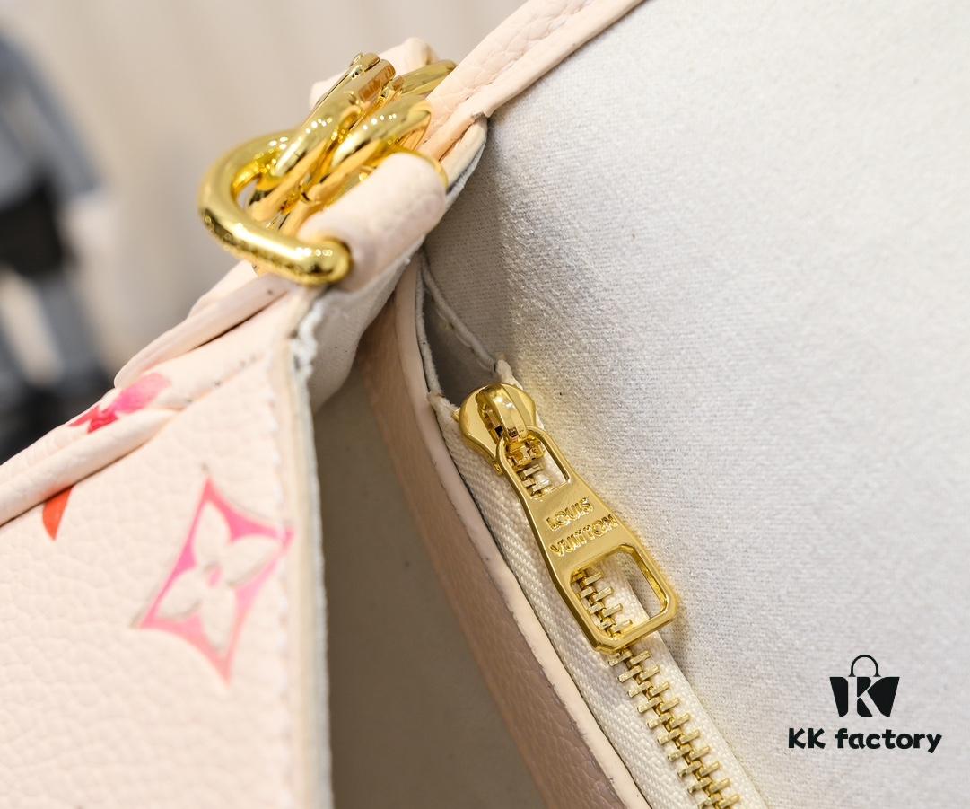 69308a446e68136f4d9a8ce1 New Arrival M45985 Full Leather Gradient Oil Print Filigree Bag Series Diane Handbag