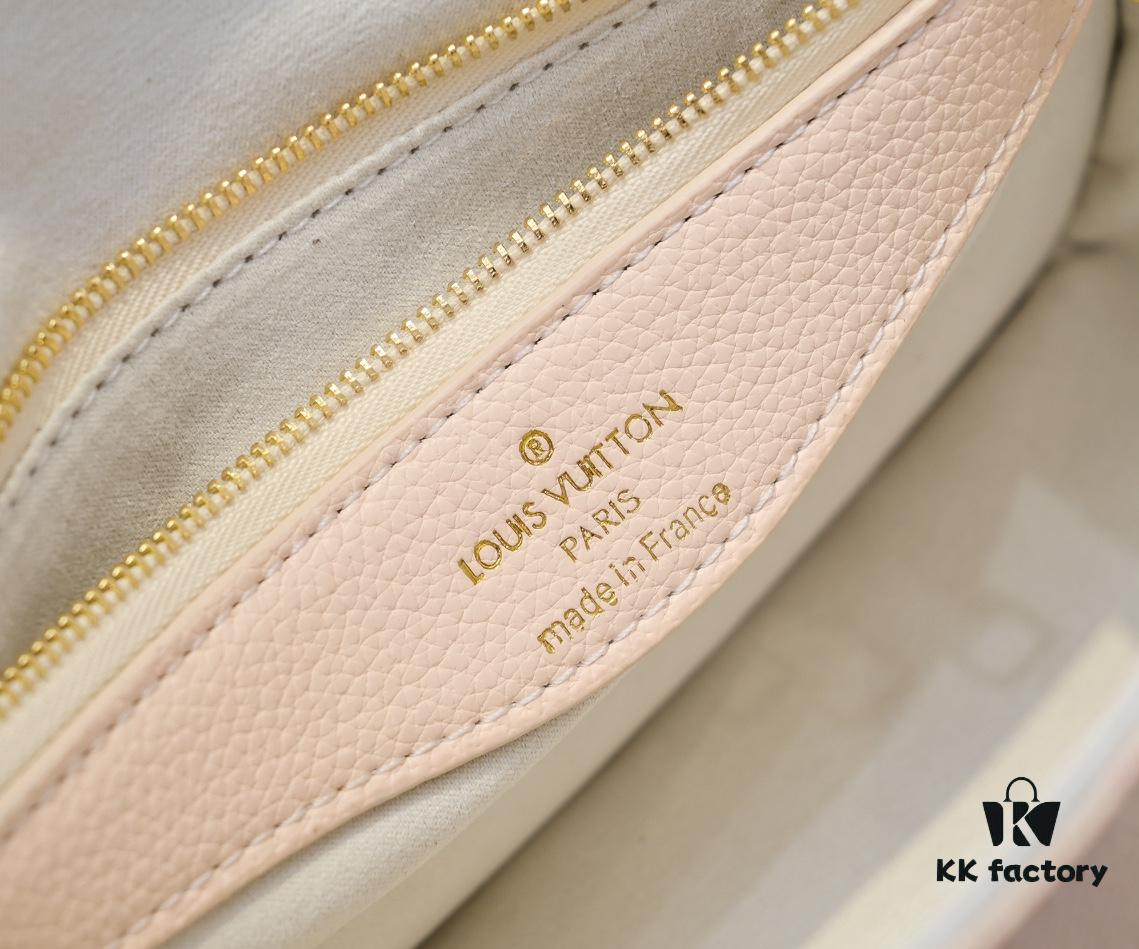 69308a446e68136f4d9a8ce2 New Arrival M45985 Full Leather Gradient Oil Print Filigree Bag Series Diane Handbag