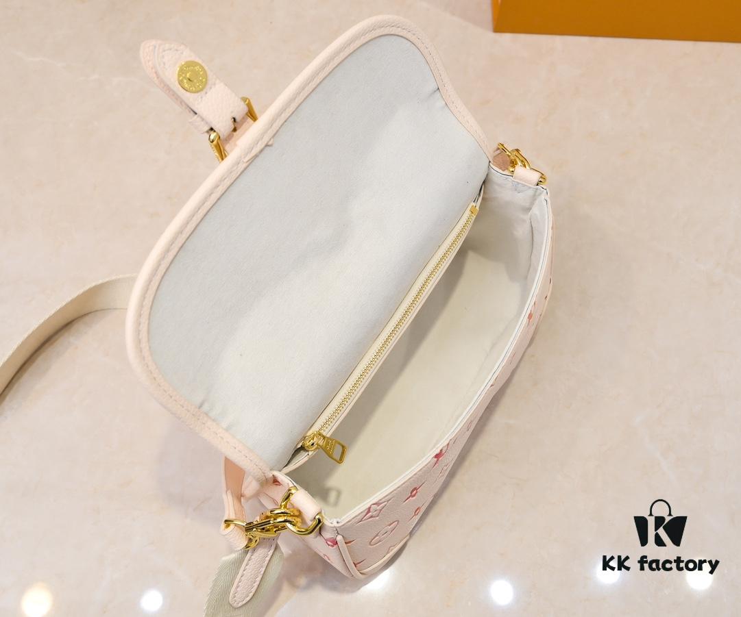 69308a456e68136f4d9a8ce4 New Arrival M45985 Full Leather Gradient Oil Print Filigree Bag Series Diane Handbag