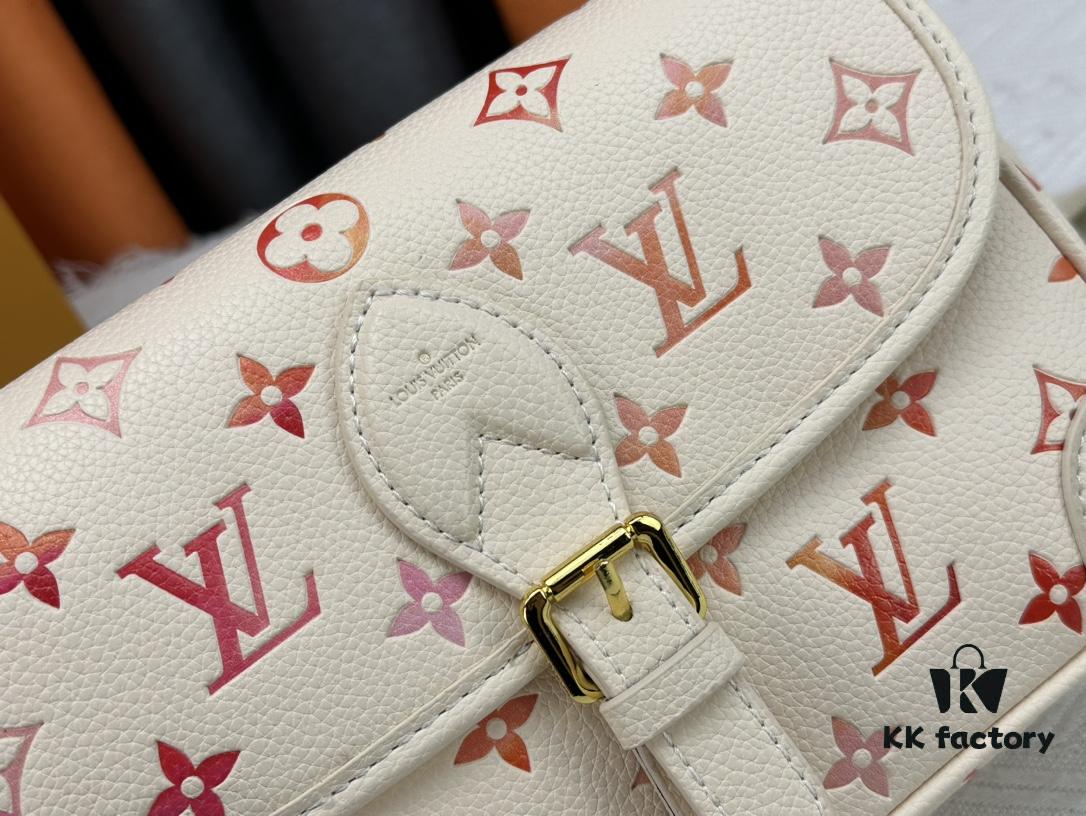 69308a4a6e68136f4d9a8cf3 M45985 New Full Leather Gradient Oil Print Filigree Bag Diane Handbag
