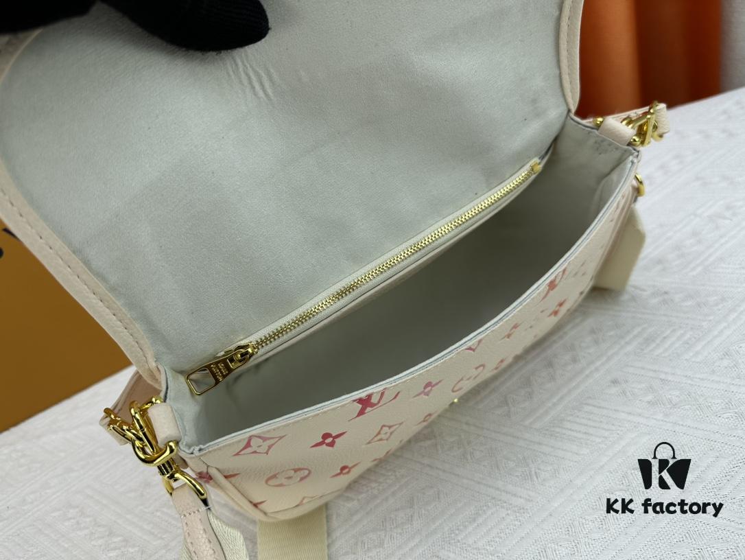 69308a4e6e68136f4d9a8cf5 M45985 New Full Leather Gradient Oil Print Filigree Bag Diane Handbag