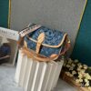 69308a4f6e68136f4d9a8cfa Upgraded M46386 M45985 Denim Baguette Diane Handbag