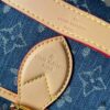 69308a506e68136f4d9a8cfe Upgraded M46386 M45985 Denim Baguette Diane Handbag