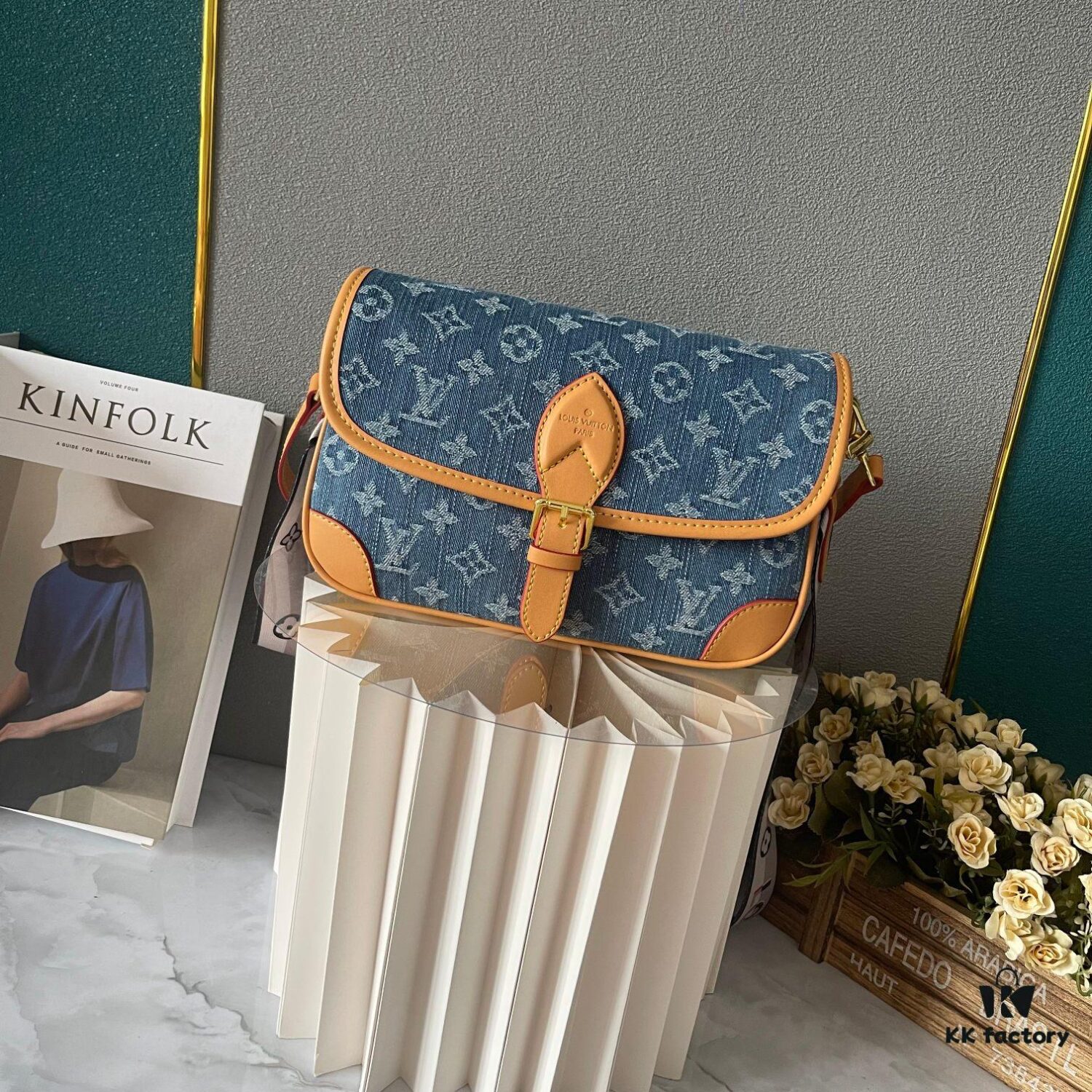 69308a526e68136f4d9a8d00 Upgraded Version M46386 M45985 Denim Croissant Bag Collection New Diane Handbag