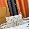 69308a5d6e68136f4d9a8d18 Authentic Studio Shot M46386 M46388 M45985 M45683 M45684 Full Leather Baguette Bag Series New Diane Handbag
