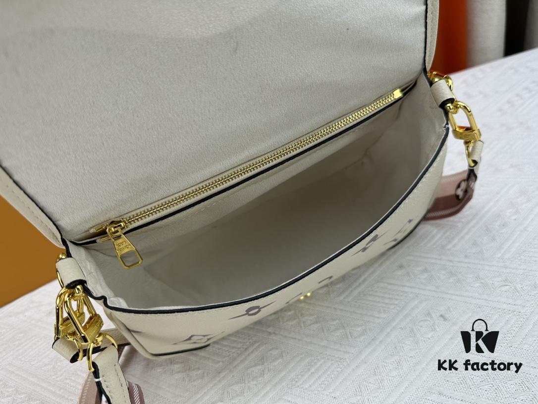 69308a5e6e68136f4d9a8d19 Authentic Shot M46386 M46388 M45985 M45683 M45684 Full Leather Baguette Bag Series New Diane Handbag