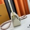 69308a5f6e68136f4d9a8d1a Authentic Studio Shot M46386 M46388 M45985 M45683 M45684 Full Leather Baguette Bag Series New Diane Handbag