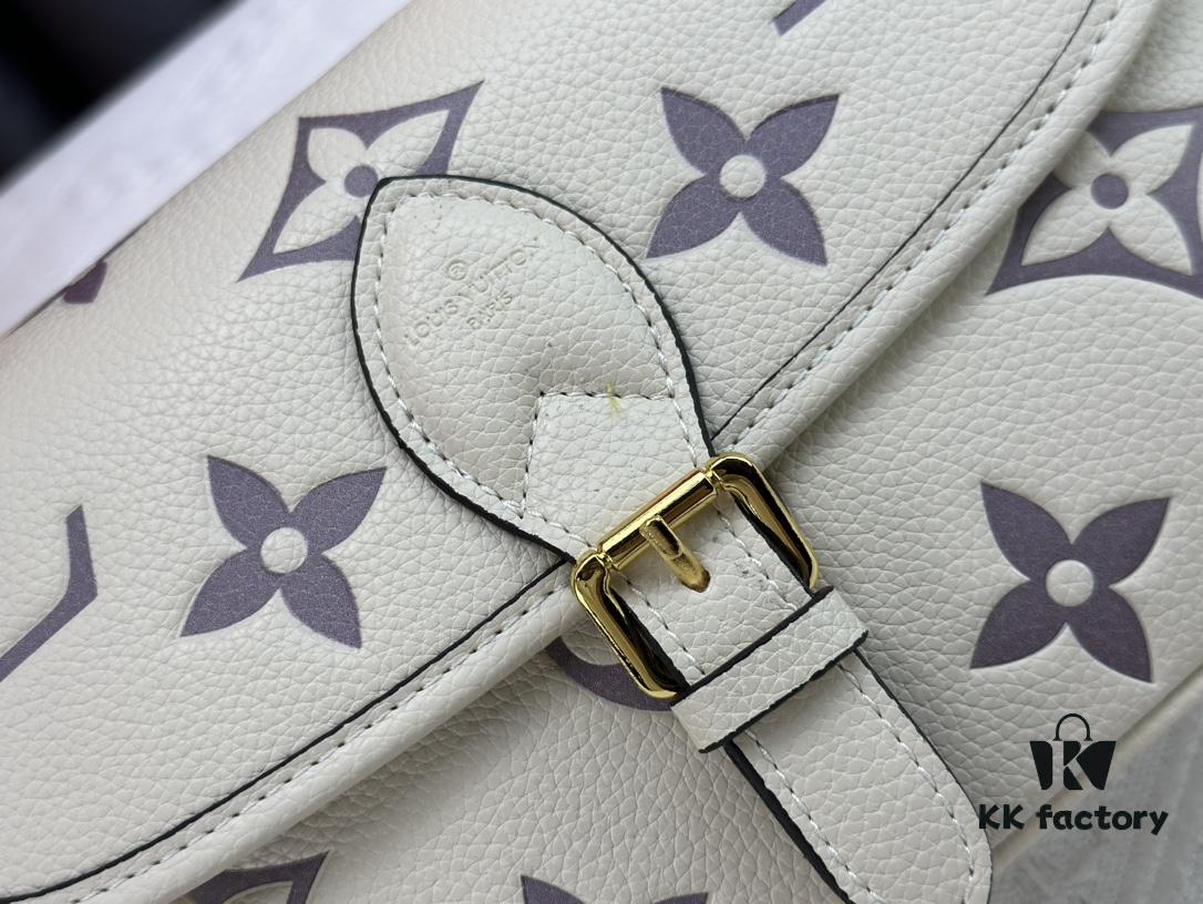 69308a606e68136f4d9a8d1f Authentic Shot M46386 M46388 M45985 M45683 M45684 Full Leather Baguette Bag Series New Diane Handbag
