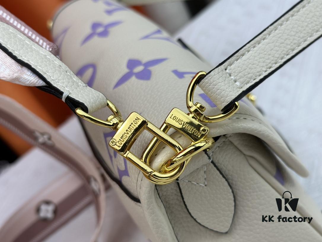 69308a606e68136f4d9a8d20 Authentic Studio Shot M46386 M46388 M45985 M45683 M45684 Full Leather Baguette Bag Series New Diane Handbag