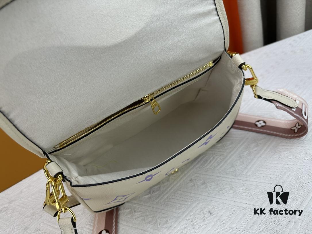 69308a606e68136f4d9a8d22 Authentic Studio Shot M46386 M46388 M45985 M45683 M45684 Full Leather Baguette Bag Series New Diane Handbag