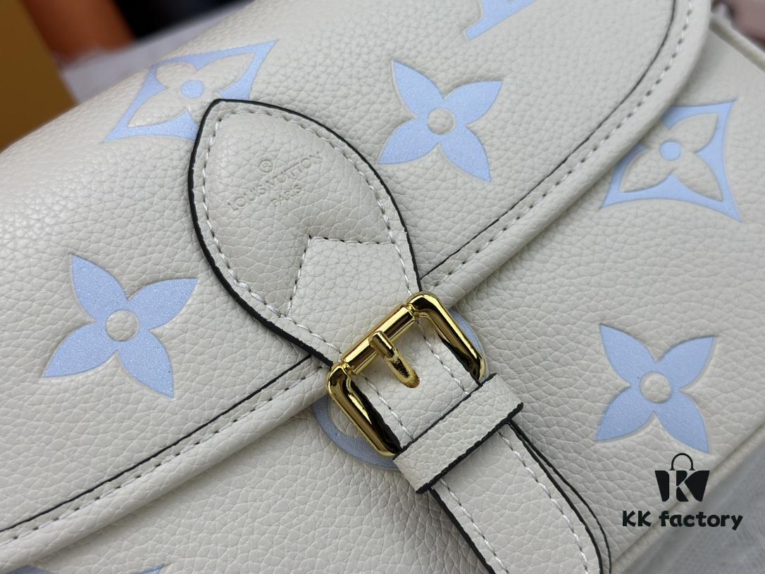 69308a646e68136f4d9a8d28 Authentic Studio Shot M46386 M46388 M45985 M45683 M45684 Full Leather Baguette Bag Series New Diane Handbag