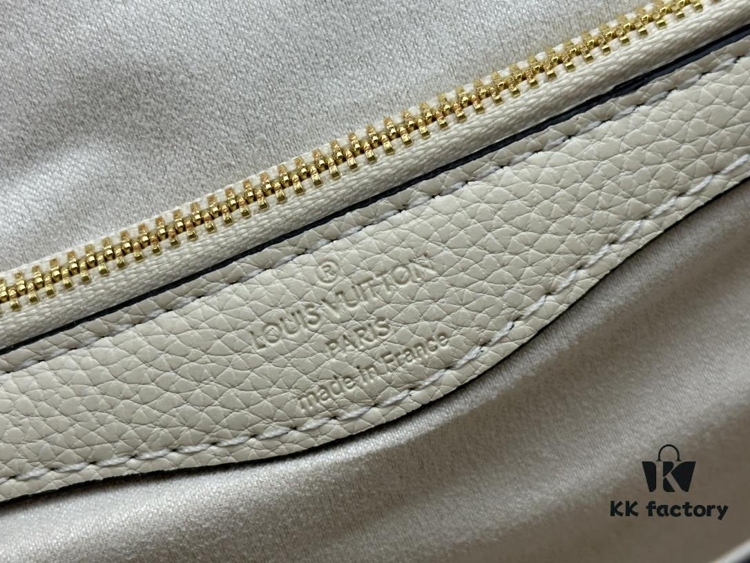 69308a656e68136f4d9a8d2c Authentic Studio Shot M46386 M46388 M45985 M45683 M45684 Full Leather Baguette Bag Series New Diane Handbag
