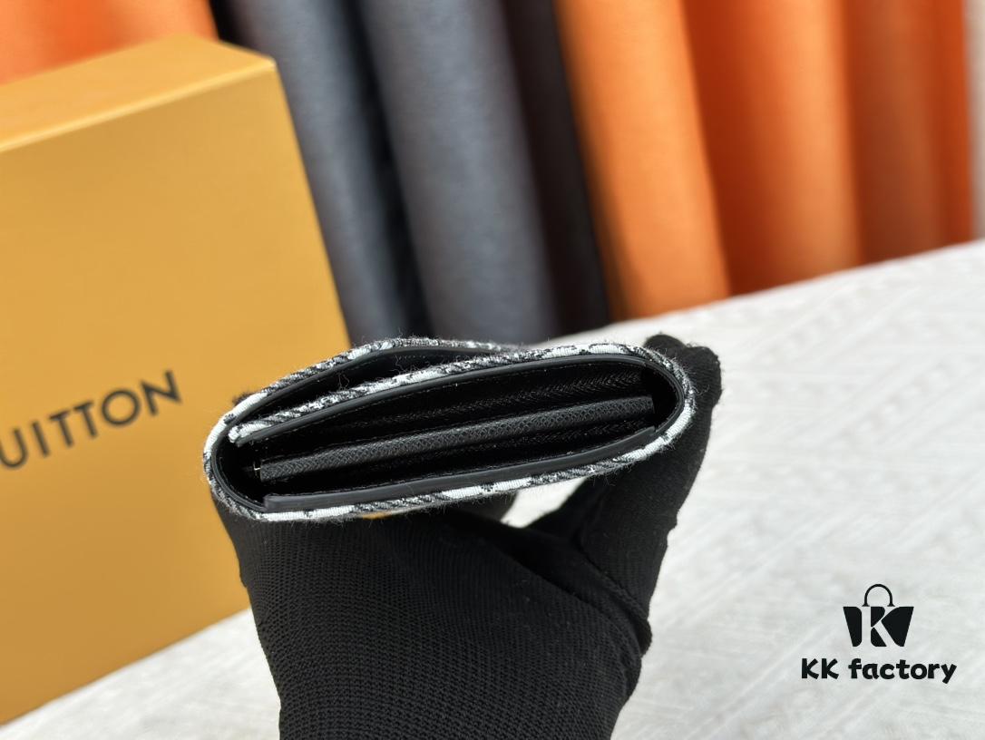 69308a996e68136f4d9a8d99 Wallet Real Item Photo - 61184 Denim Black Exquisite Craftsmanship Sales Champion