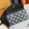 69308a9a6e68136f4d9a8d9c Wallet Real Item Photo - 61184 Denim Black Exquisite Craftsmanship Sales Champion
