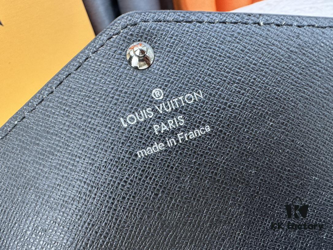 69308a9b6e68136f4d9a8d9f Wallet Real Item Photo - 61184 Denim Black Exquisite Craftsmanship Sales Champion