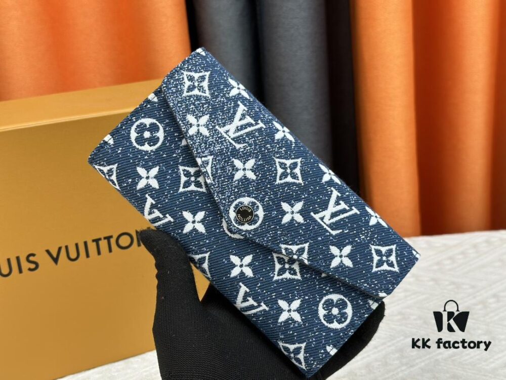 Wallet 61184 Denim Real Shot - Exquisite Craftsmanship, Best-Selling Champion