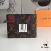 69308ab86e68136f4d9a8dea M67819 Black Flower! MULTIPLE Louis Vuitton HHI Series Compact Wallet