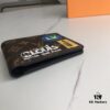 69308ab86e68136f4d9a8dec M67819 Black Flower! MULTIPLE Louis Vuitton HHI Series Compact Wallet