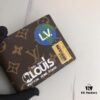 69308ab96e68136f4d9a8ded M67819 Black Flower! MULTIPLE Louis Vuitton HHI Series Compact Wallet