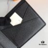 69308abb6e68136f4d9a8df2 M67819 Black Flower! MULTIPLE Louis Vuitton HHI Series Compact Wallet