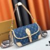 69308ad76e68136f4d9a8e2e M46386 M45985 Denim Baguette Series New Diane Handbag