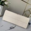 69308add6e68136f4d9a8e3c Top-Grade Full-Grain Genuine Leather Louis Vuitton M45493 Cream White OnTheGo Medium Tote Bag