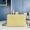 New Arrival Batch [Apricot Color] Kate - Raffia Woven Craft Chain Bag