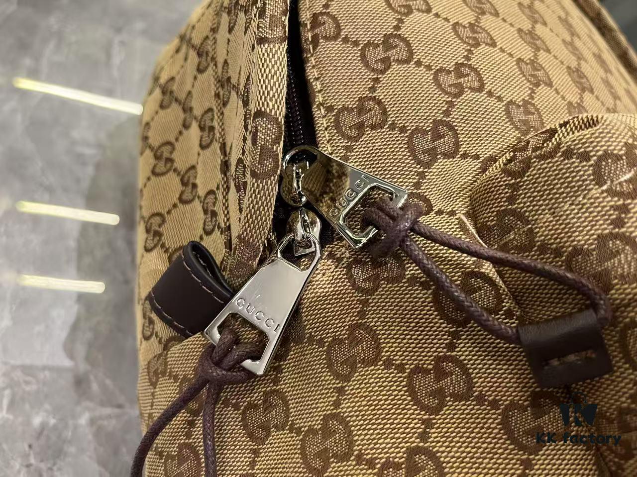 69308b856e68136f4d9a8f6a Gucci 2025 Spring-Summer Collection Men's Bag in Beige and Brown GG Canvas