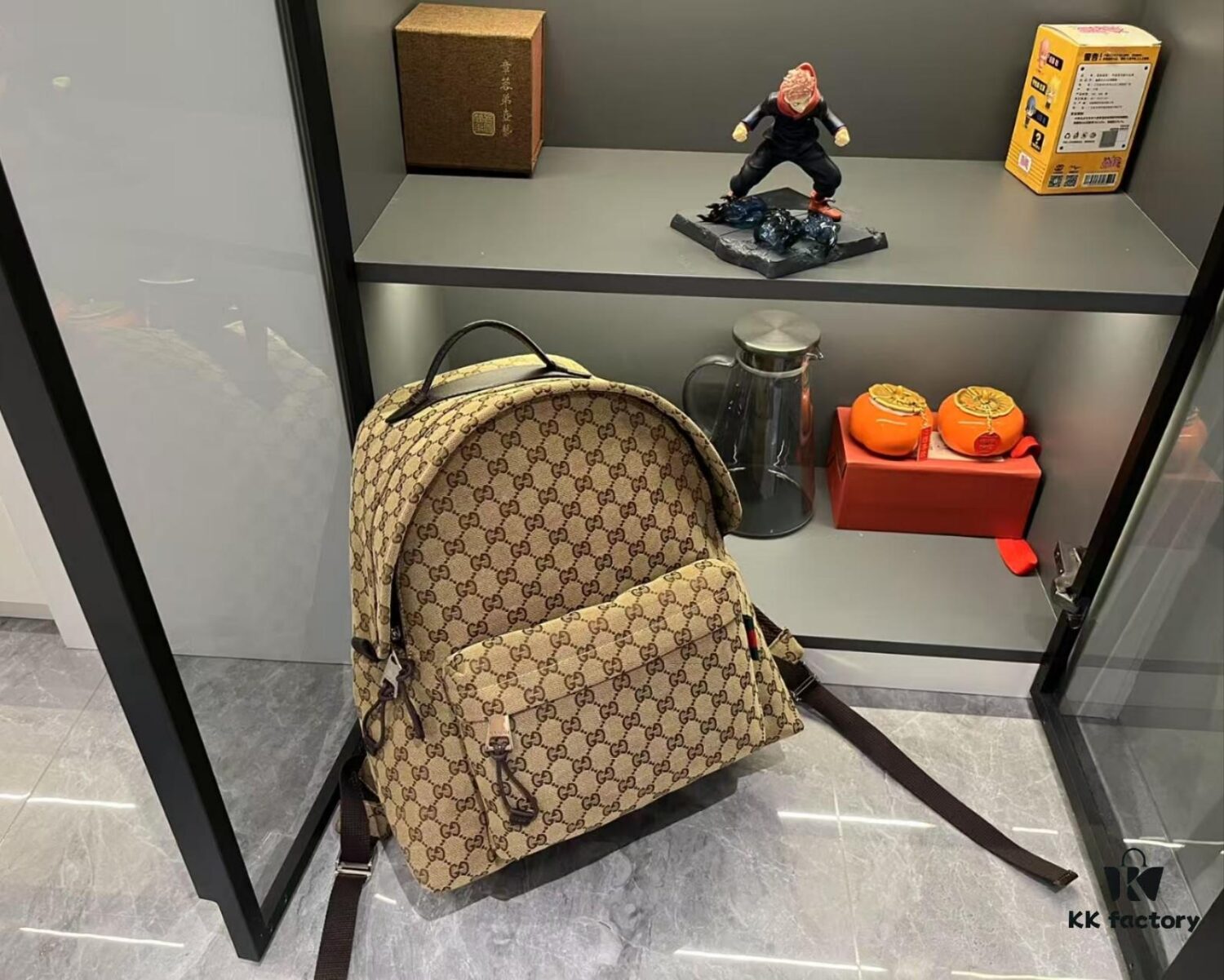 69308b866e68136f4d9a8f6d Gucci 2025 Spring-Summer Collection Men's Bag in Beige and Brown GG Canvas