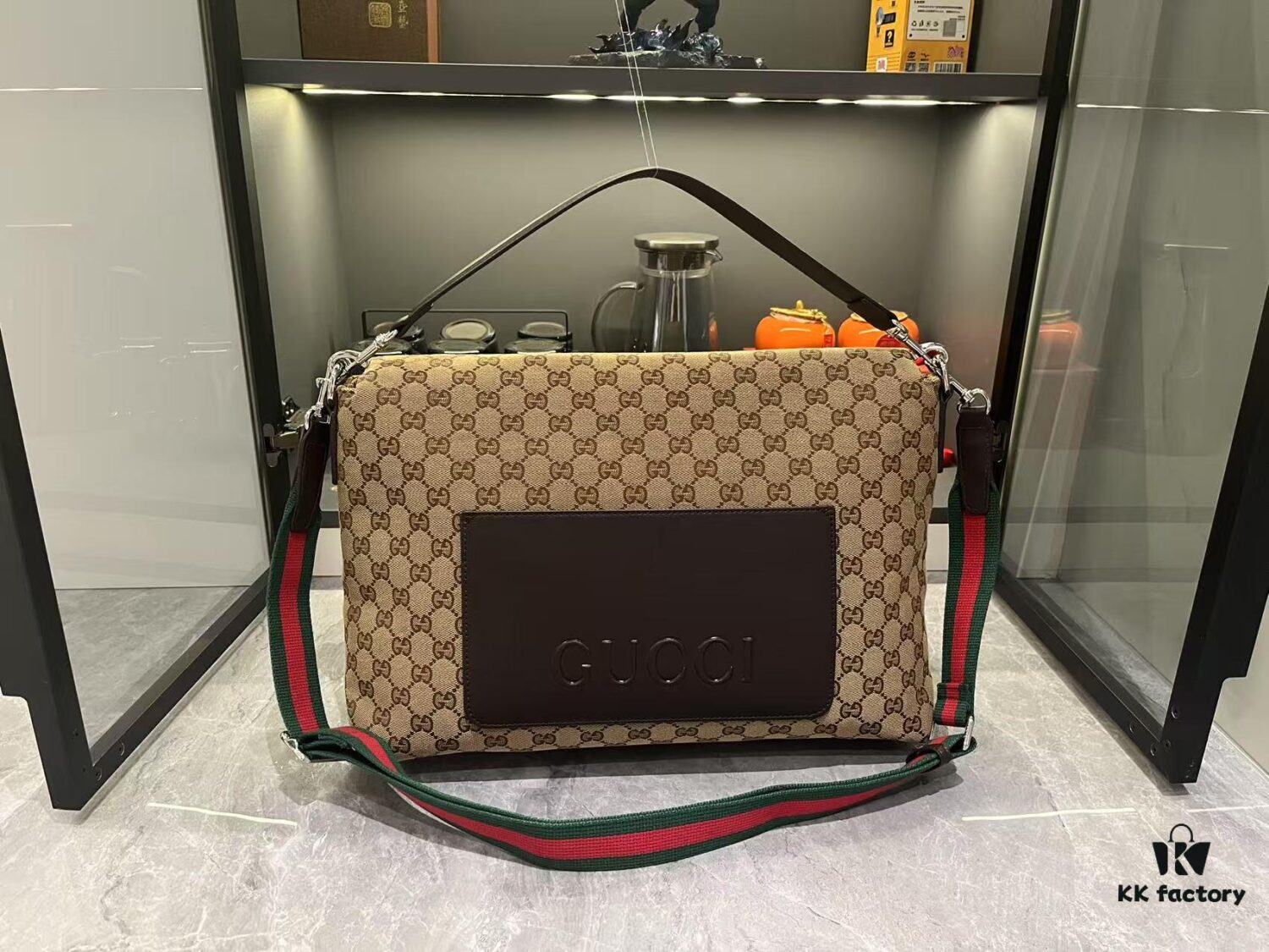 69308b876e68136f4d9a8f70 Gucci GG 2025 Spring-Summer Collection Men's Crossbody Bag in Beige Original GG Canvas