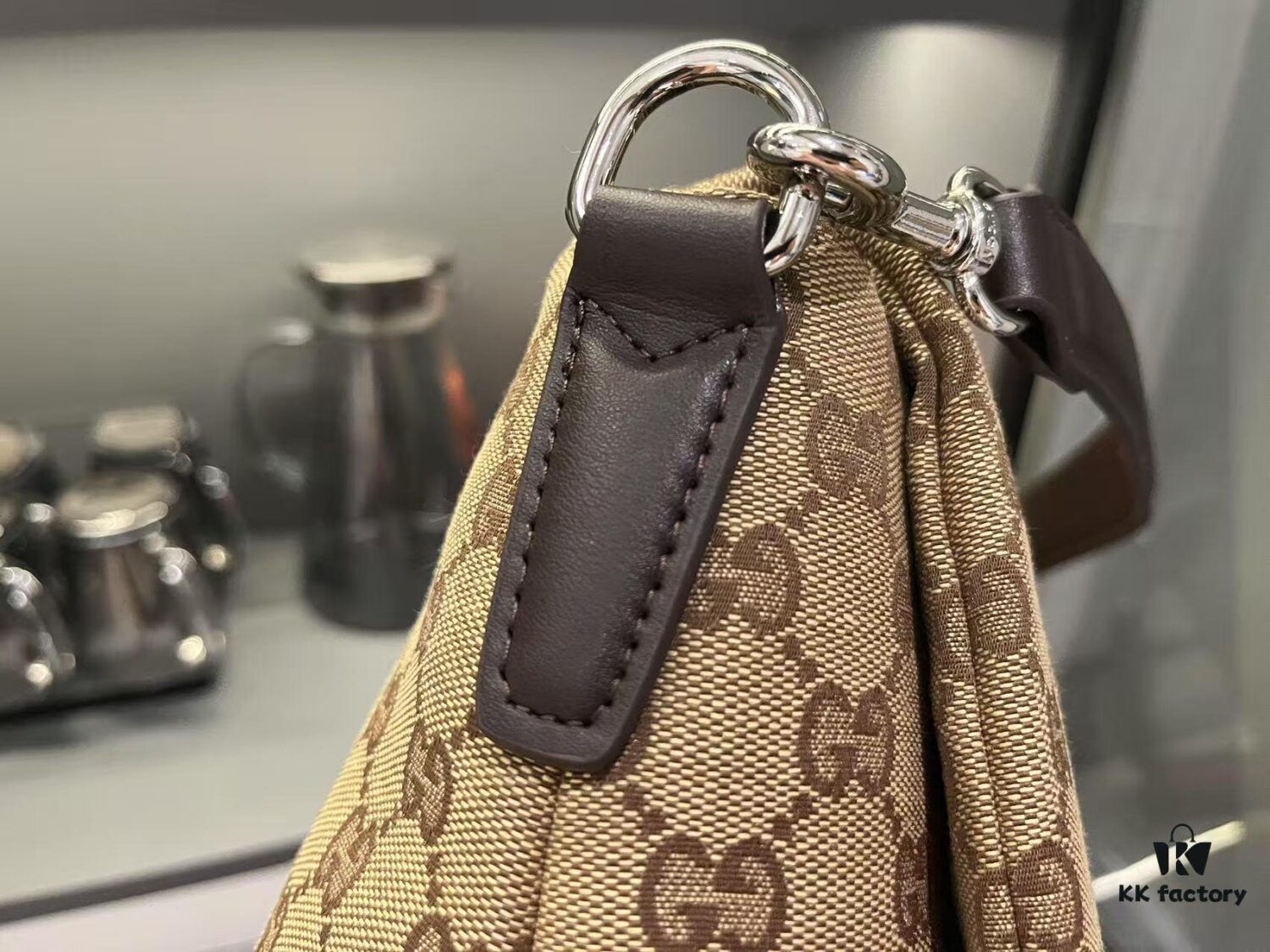 69308b8a6e68136f4d9a8f71 Gucci GG 2025 Spring-Summer Collection Men's Crossbody Bag in Beige Original GG Canvas